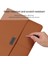 MacBook Için 11-12 Inç Laptop Saklama Çantası Çizilmez Pu Deri Dizüstü Bilgisayar Kol Mouse Pad-Kahverengi (Yurt Dışından) 2