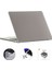 Darbeye Dayanıklı Kılıf Macbook Air 15 Inç (2023) A2941 (Abd Versiyonu) Tpu Klavye Filmi ile Mat Laptop Kapağı + Toz Geçirmez Fişler-Gri (Yurt Dışından) 1