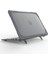 Temel Reis Serisi Şeffaf Pc+Tpu Hibrit Koruyucu Kılıf MacBook Air 13 Inç (A1932/A2179) 2018/2019/2020-GRI (Yurt Dışından) 2