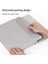 MacBook Için 11-12 Inç Laptop Saklama Çantası Çizilmez Pu Deri Dizüstü Bilgisayar Kol Mouse Pad-Gri (Yurt Dışından) 2