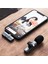K8 Profesyonel Işıklı İPhone Kablosuz Taşınabilir Yaka Mikrofonu 4