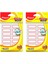 Sticky Notes (13 * 38 mm ) Ayraç Etiklet ( 2 Adet ) x ( 112 Etiket ) 1