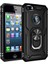 Apple iPhone 5 Uyumlu Kılıf Soldier Korumalı Yüzüklü ve Mıknatıslı Tpu Gövde Kılıf 1