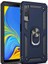 Samsung Galaxy A7 2018 Uyumlu Kılıf Soldier Korumalı Yüzüklü ve Mıknatıslı Tpu Gövde Kılıf 1