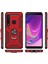 Samsung Galaxy A9 2018 Uyumlu Kılıf Soldier Korumalı Yüzüklü ve Mıknatıslı Tpu Gövde Kılıf 2
