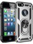 Apple iPhone 5 Uyumlu Kılıf Soldier Korumalı Yüzüklü ve Mıknatıslı Tpu Gövde Kılıf 1