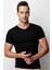 Erkek Ribana V Yaka Slim Fit T-Shirt Fanila 2130 (1 Adet) 1