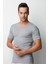 Erkek Ribana V Yaka Slim Fit T-Shirt Fanila 2130 (1 Adet) 1