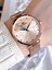 Hasır Kordonlu Rose Gold Kararmaz Renk Atmaz 3 Atm Özel Tasarım Kadın Kol Saati BF40-087 1