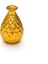 Yılbaşı Missi Gold Baklava Kabartmalı Cam Vazo (12 Cm) 1