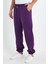 Mor Erkek Eşofman Altı, Lastik Paça Lastik Bel 3 Iplik 5