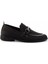 Siyah Triko Kadın Loafer Ayakkabı K01225020382 1
