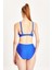 Kadın Tül Detaylı Toparlayıcı Yüksek Bel Bikini Takımı 24S100ST 5