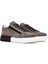 Erkek Gri Bağcıklı Nubuk Deri Sneaker 3