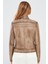Jody Kadın Bej Naturel Deri Ceket 4