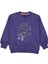 Kız Çocuk Mevsimlik Gül Baskılı Sweatshirt BGL-ST03645 1