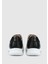 Siyah Deri Kadın Sneaker 4