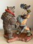 World Of Warcraft Rexxar ve Misha Character Figure Figür Wow Rexxar ve Ayı Misha Obje 25CM Büyük Boy 3