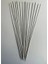25 Adet Galvanizli Ciğer Şişi, Yassı Ciğer Şiş 55 cm 1