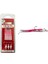 V8 8cm 5.5gr Silikon Yem Set (3+5) Pink Glitter Glow 1
