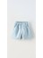 Unisex Çocuk Gabardin Kumaş Bermuda Şort 1