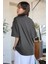 Kadın Free Life Füme Bisiklet Yaka Oversize Salas T-Shirt 3