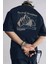 Erkek Arid Mountain Oversize Lacivert Salas T-Shirt 1