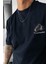 Erkek Arid Mountain Oversize Lacivert Salas T-Shirt 2