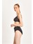 Too Salty Swimwear Kadın Siyah Simli Balenli Toparlayıcı Yüksek Bel Bikini Takımı 24S104ST 4