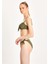 Kadın Yeşil Push Up'lı Fiyonklu Bikini Takımı 24S114ST 4