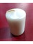 Bar Mum Kısa 3,5X5CM Metalik Inci Renk Kısa Pamuk Fitil Parafin Wax Dumansız Kokusuz 1 Adet 1