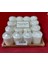 Bar Mum Kısa 3,5X5CM Metalik Inci Renk Kısa Pamuk Fitil Parafin Wax Dumansız Kokusuz 1 Adet 2