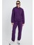 Mor Kadın Eşofman Takımı, 3 Iplik Oversize 1