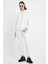Beyaz Kadın Eşofman Takımı, 3 Iplik Oversize 1