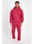 Fuşya Erkek Eşofman Takımı, 3 Iplik Oversize 3