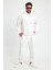 Beyaz Erkek Eşofman Takımı, 3 Iplik Oversize 3