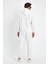 Beyaz Erkek Eşofman Takımı, 3 Iplik Oversize 4