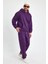 Mor Erkek Eşofman Takımı, 3 Iplik Oversize 5