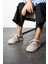 Alyona Kadın Sneakers Halat Bağcıklı Spor Ayakkabı Lila Deri 2