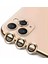 iPhone 11 Pro Max Kamera Koruyucu Lens Alüminyum Alışımlı Cam (gold) 1