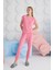 Kız Garson Kısa Kol Pembe Pijama Takım C1T8N68 2