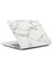 Desenli Sert Koruyucu Kılıf MacBook Pro 13 Inç 2016 A1706/A1708/A1989/A2159/A2251/A2289/A2338-MERMER Tahıl/koyu Gri (Yurt Dışından) 2