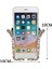 Bling Araç Telefonu Tutacağı Akıllı Telefon Hava Firar Tutucusu Taşlı Araç Cep Telefonu Montaj Yuvası Araba Için U Şeklinde Cep Telefonu Tutucu Evrensel Hava Firar Araç Montajı Çoğ (Yurt Dışından) 4