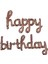 Folyo Balon Happy Birthday Yazılı El Yazılı Helyum Balon 1