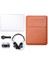 15 Inç/15.6 Inç Dizüstü Bilgisayar Saklama Çantası Pu Deri Çok Fonksiyonlu Mouse Pad Dizüstü Bilgisayar Kol Seti-Kahverengi (Yurt Dışından) 2