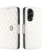 Honor 90 Lite Için Eşkenar Dokulu Pu Kılıf (Yurt Dışından) 3