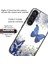 Samsung Galaxy S24 Temperli Cam+Tpu Desen Baskı Mavi ler Telefon Kılıfı (Yurt Dışından) 2