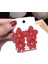 C2302 Wome Için Kırmızı Çiçek Küpe Çift Katmanlar Bildirimi Asılı Pendientes Sarkan Moda Takı Sarı Küpe Bijoux Bo (Yurt Dışından) 4