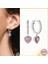 BET03 Orijinal Authentterling Gümüş Küpe Köpüklü Serbest Kalp Hoop Plata Pandore Küpe Kadın Moda Takı Hediye (Yurt Dışından) 3