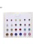 No.2 Boyutu 12 Çift Set Kristal Simüle Inci Küpeler Seti Kadınlar Takı Aksesuarları Piercing Topu Düğme Küpe Seti Bijuteri Brincos (Yurt Dışından) 1